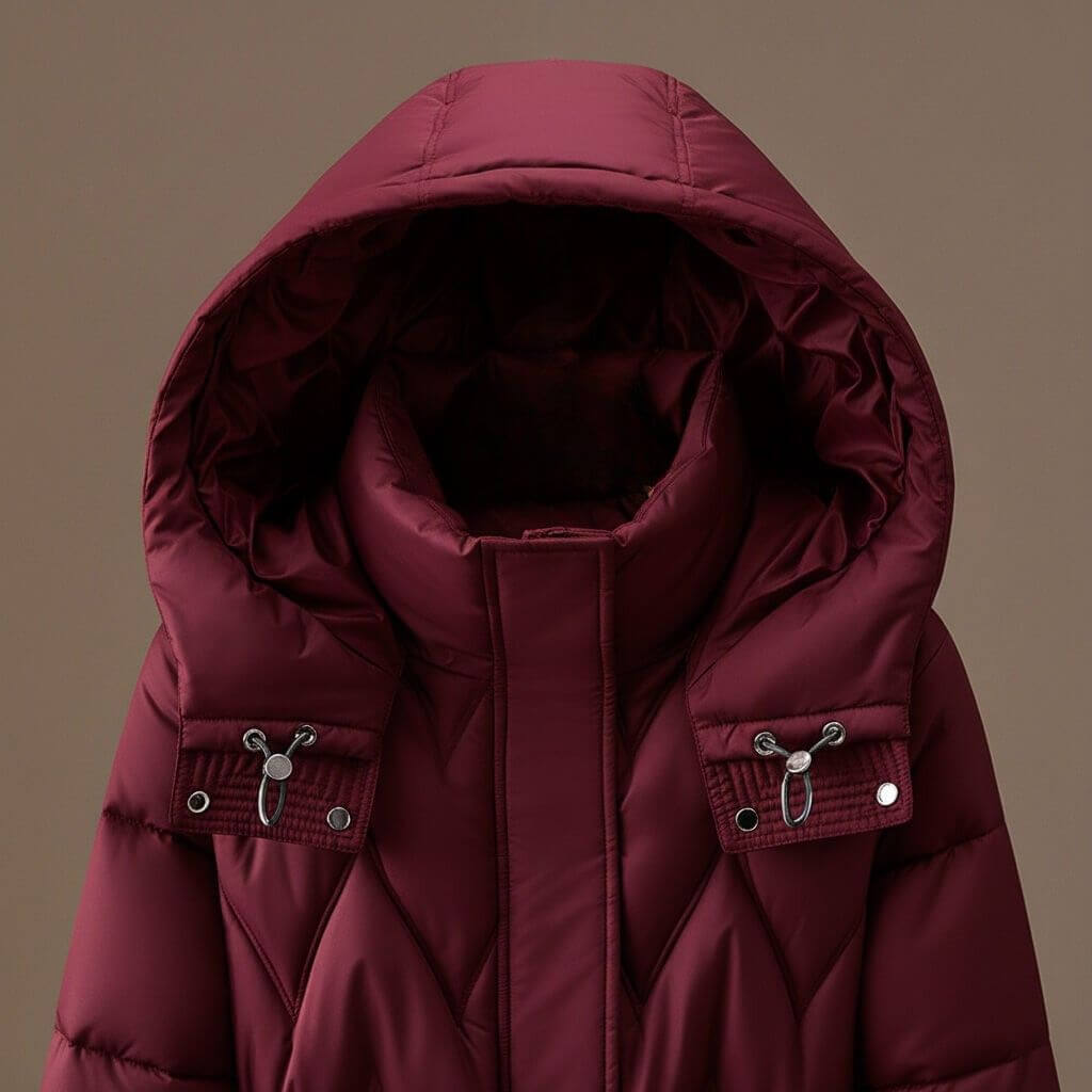 Chloe Quilted Hooded Coat