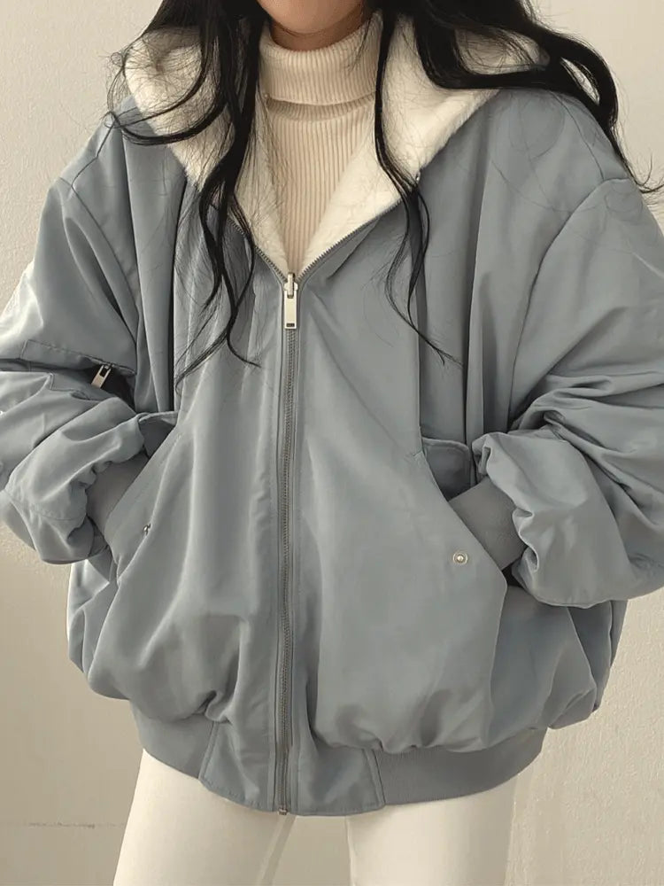 Heidi | Stylish Oversized Bomber Jacket