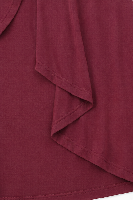 Hudson & Parker - 3/4 Sleeve Open Front Waterfall Cardigan