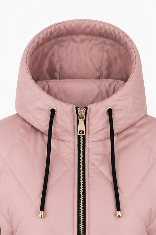 Hudson & Parker - Quilted Hooded Zip-Front Jacket