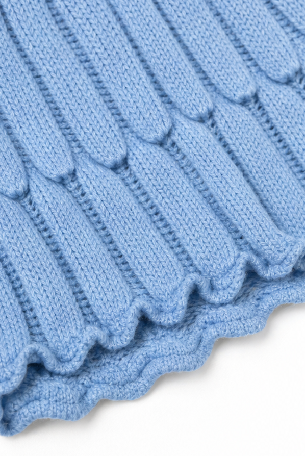 Hudson & Parker - Hollow-Out Leaf-Knit Oversized Sweater