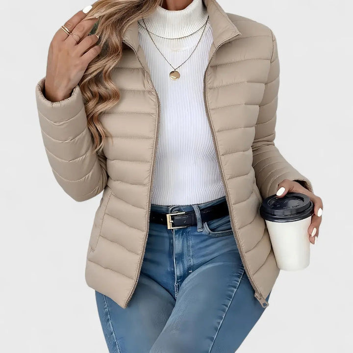 Ashley | Women Quilted Zip Front Puffer Jacket
