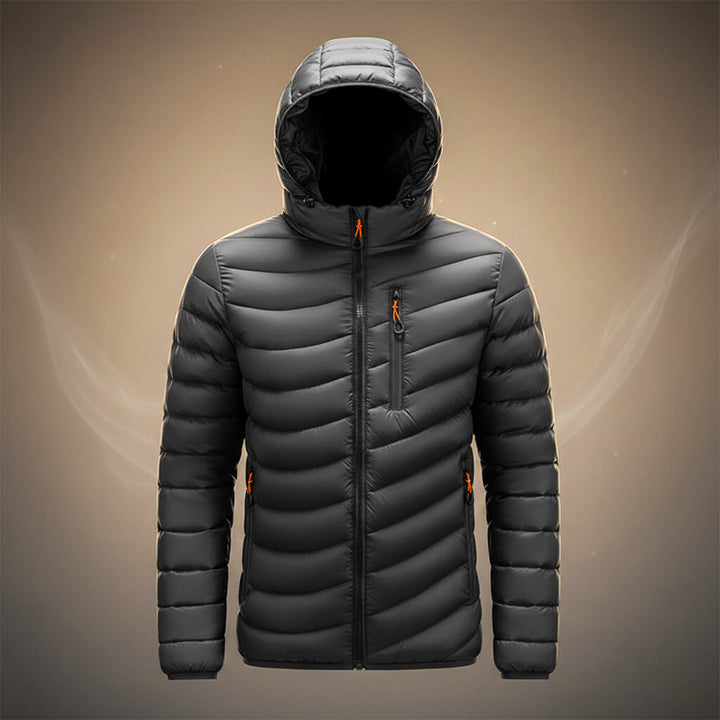 Eliot Quilted Hooded Jacket