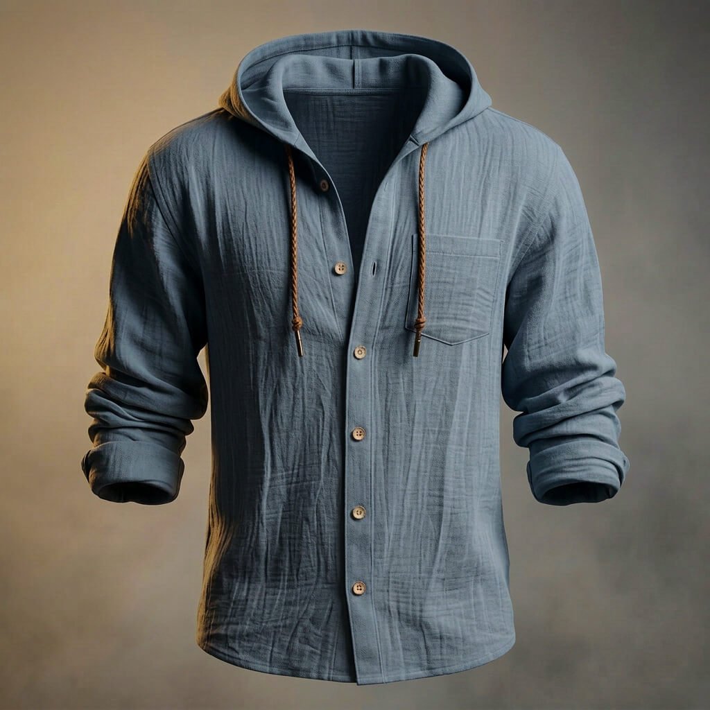 Miles Linen Hooded Jacket