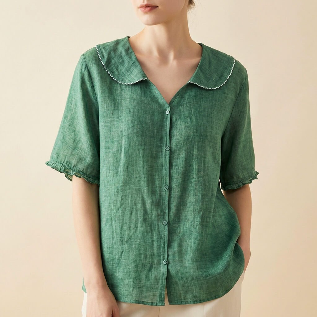 Clara -Linen Blouse
