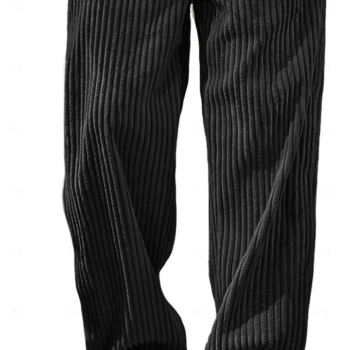Bryson | Relaxed Ribbed Wide-Leg Pants