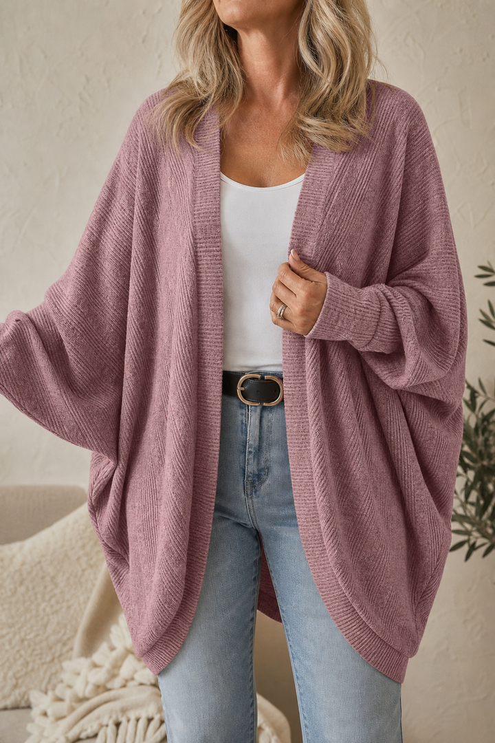 Hudson & Parker - Batwing Sleeve Open-Front Knit Cardigan