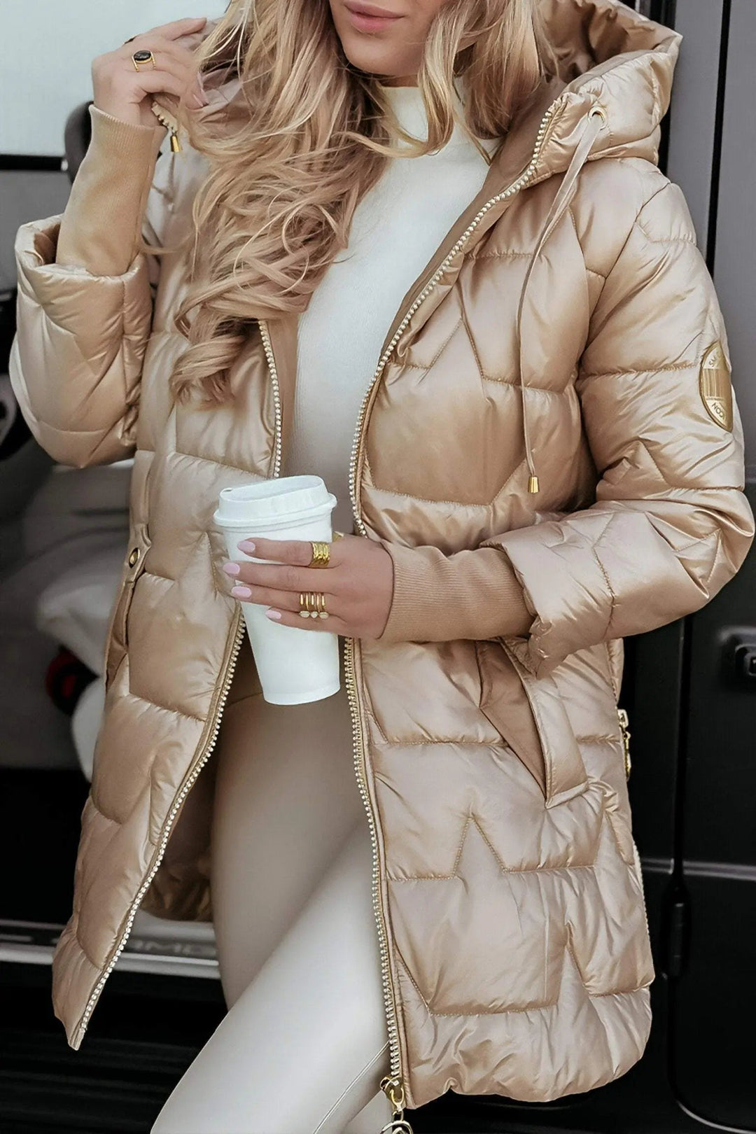 Cora | Cozy Padded Hooded Winter Coat