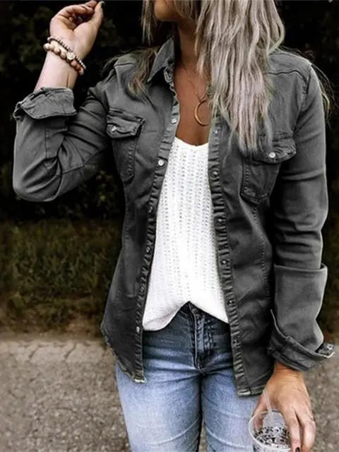 Molly | Casual Button-Down Utility Shirt