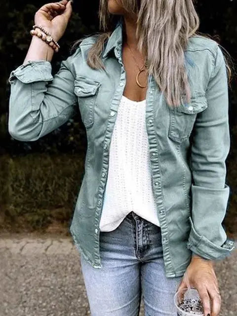 Molly | Casual Button-Down Utility Shirt