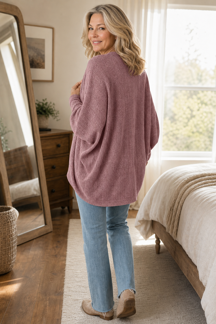 Hudson & Parker - Batwing Sleeve Open-Front Knit Cardigan
