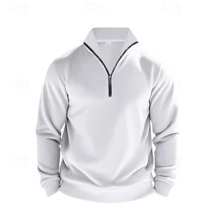 Glenn | Refined Quarter-Zip Sweatshirt