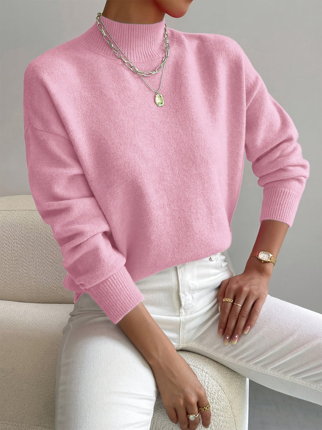 Fiona | Women Elegant Comfortable Relaxed Fit Knit Sweater