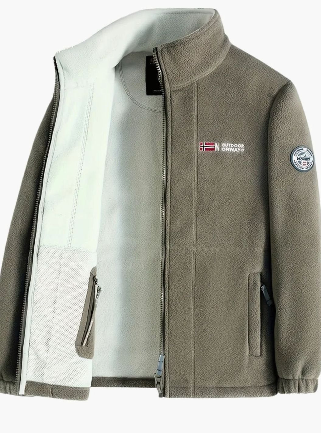 Theodore | Men's Classic Full-Zip Stand-Collar Outdoor Fleece Jacket