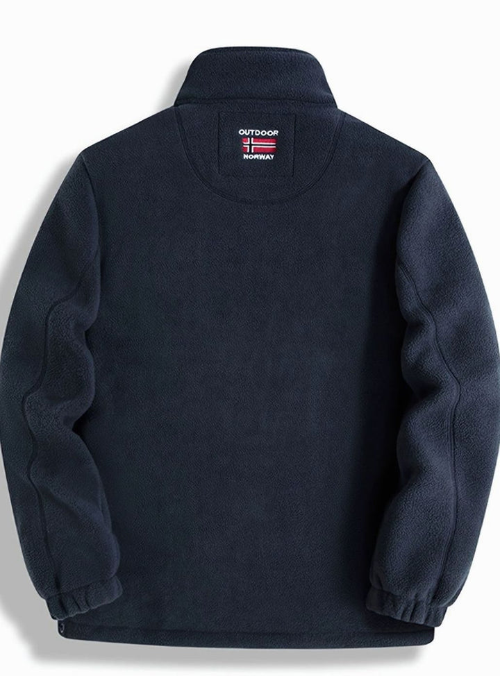 Theodore | Men's Classic Full-Zip Stand-Collar Outdoor Fleece Jacket