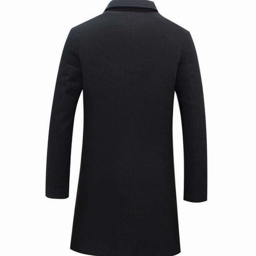 Sebastian | Men's Cold Weather Tailored -Blend Longline Trench Coat