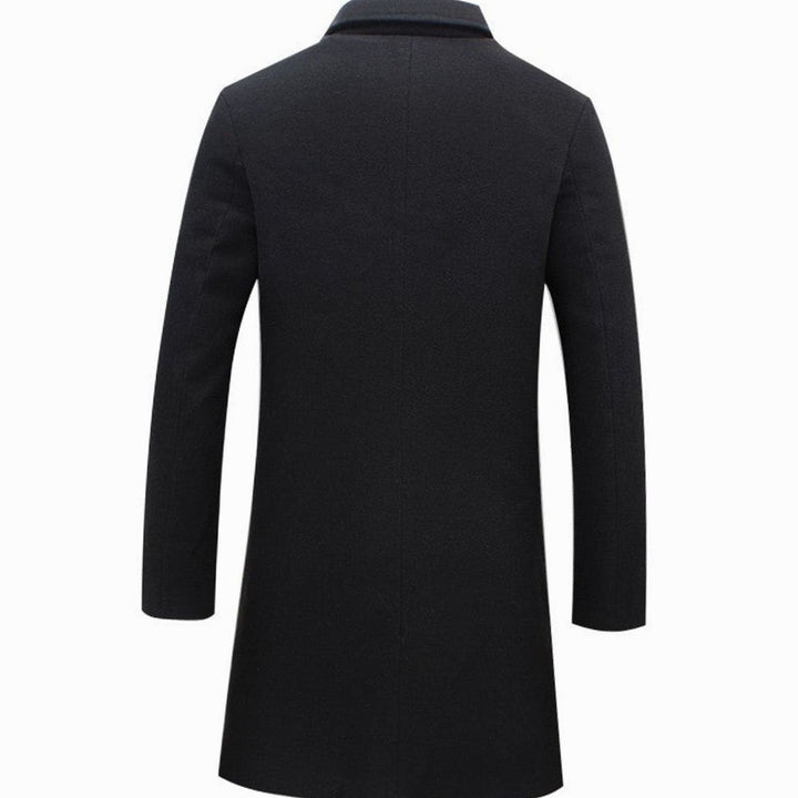 Sebastian | Men's Cold Weather Tailored -Blend Longline Trench Coat