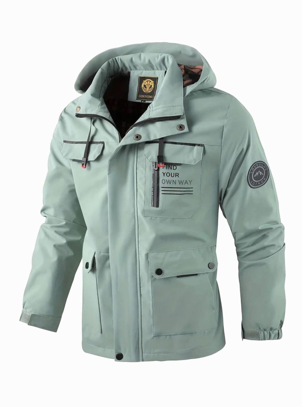 Theodore | Men's Hooded Waterproof Insulated Winter Jacket Multi-Pocket