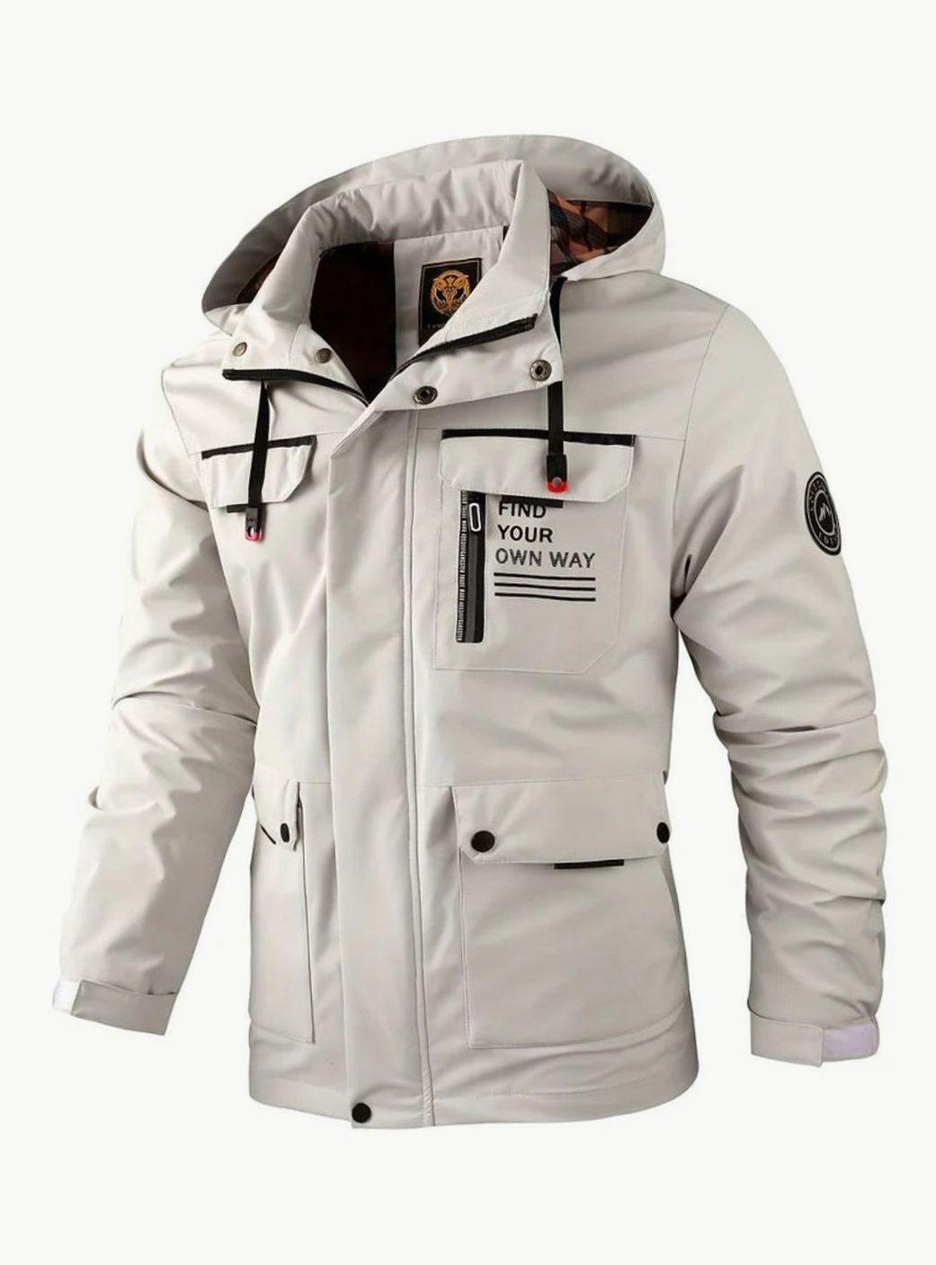 Theodore | Men's Hooded Waterproof Insulated Winter Jacket Multi-Pocket
