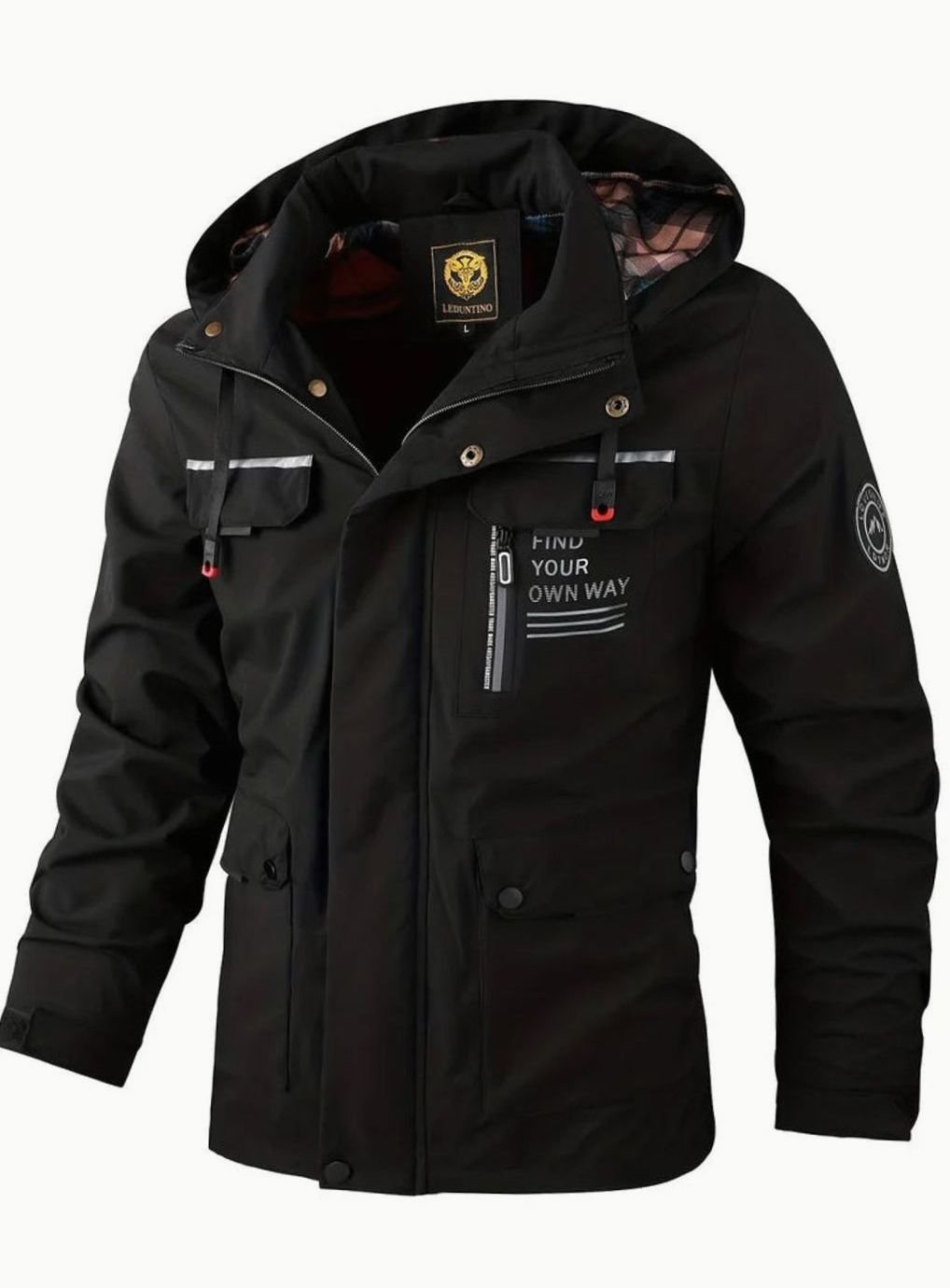 Theodore | Men's Hooded Waterproof Insulated Winter Jacket Multi-Pocket
