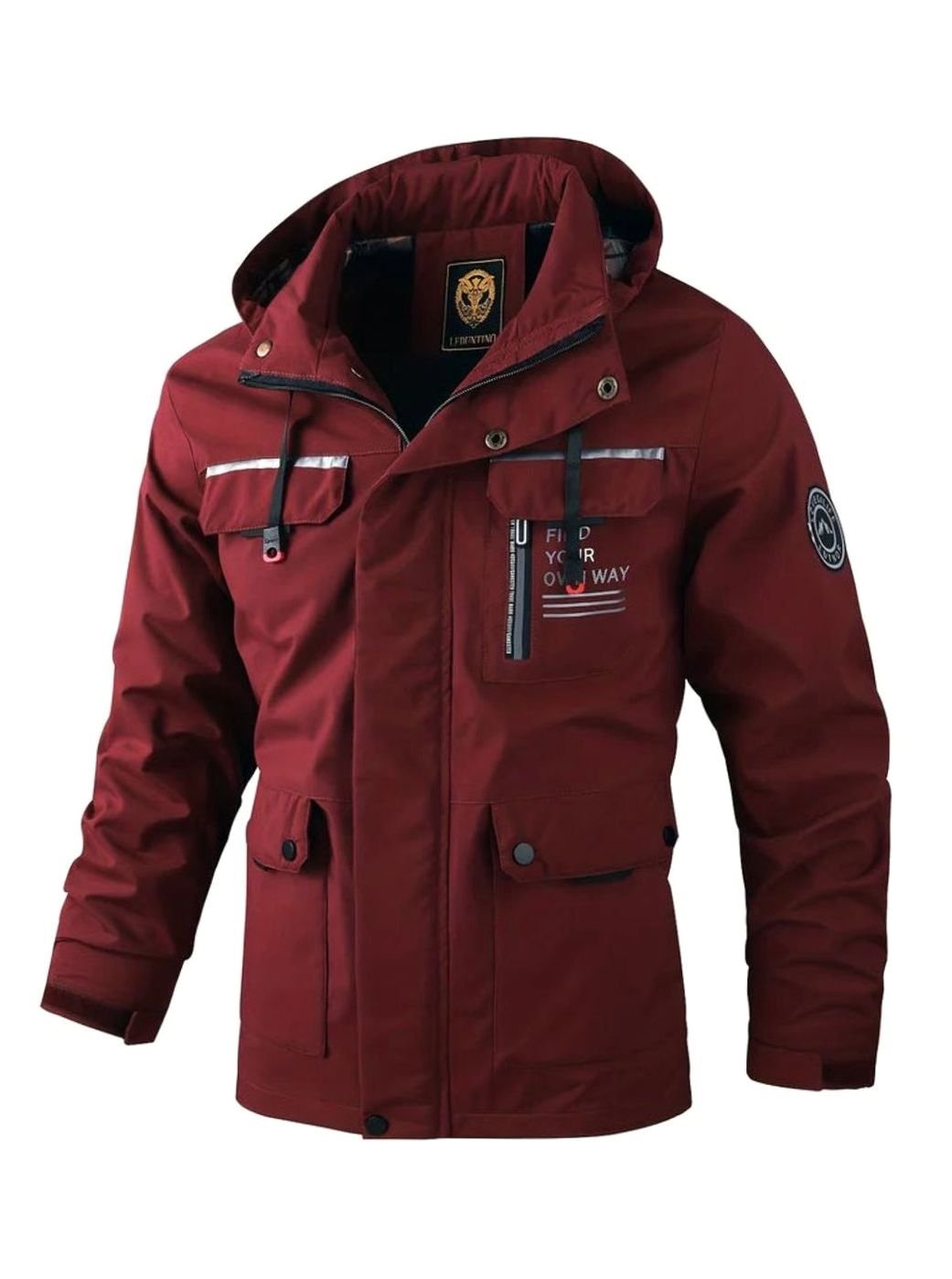 Theodore | Men's Hooded Waterproof Insulated Winter Jacket Multi-Pocket