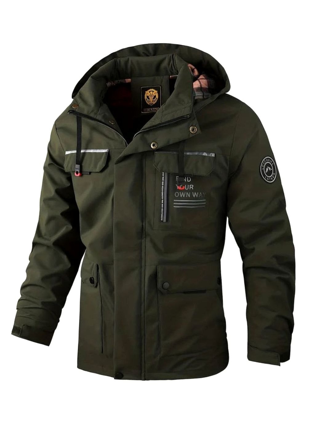 Theodore | Men's Hooded Waterproof Insulated Winter Jacket Multi-Pocket