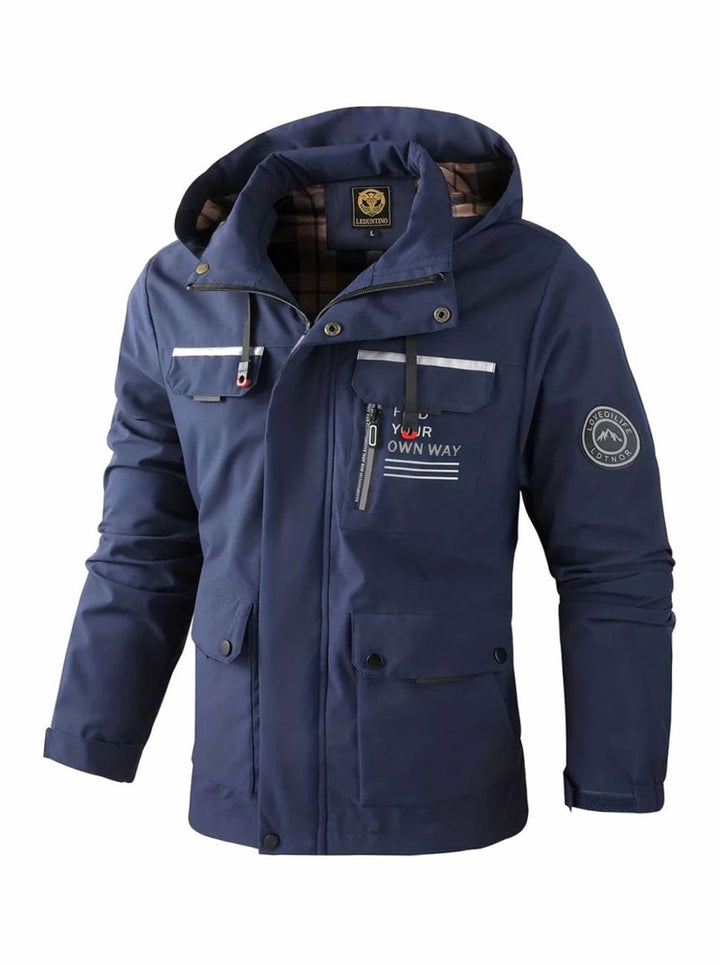 Theodore | Men's Hooded Waterproof Insulated Winter Jacket Multi-Pocket