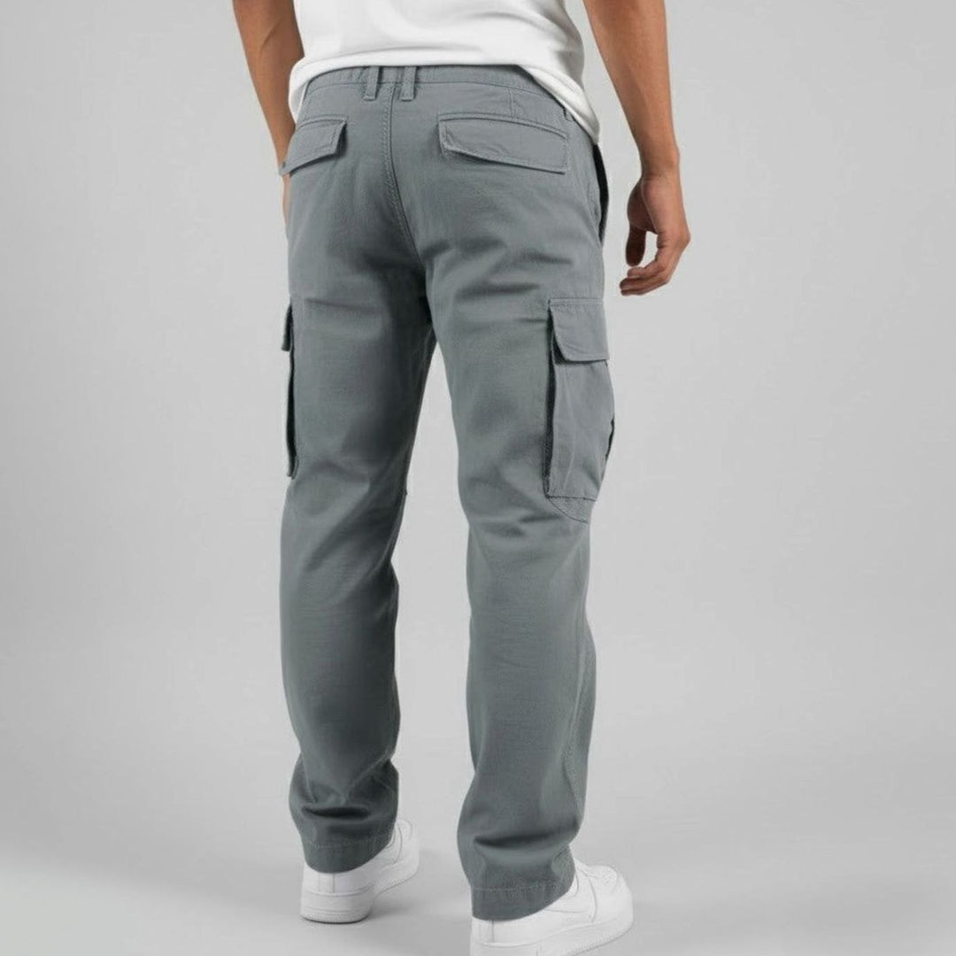 Leo | Men's Relaxed-Fit Multi-Pocket Cargo Pants Streetwear