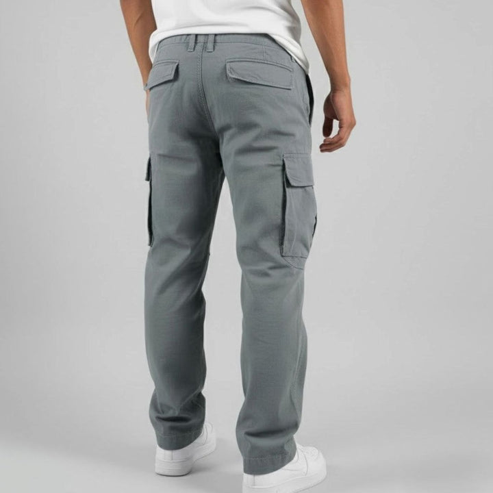 Leo | Men's Relaxed-Fit Multi-Pocket Cargo Pants Streetwear