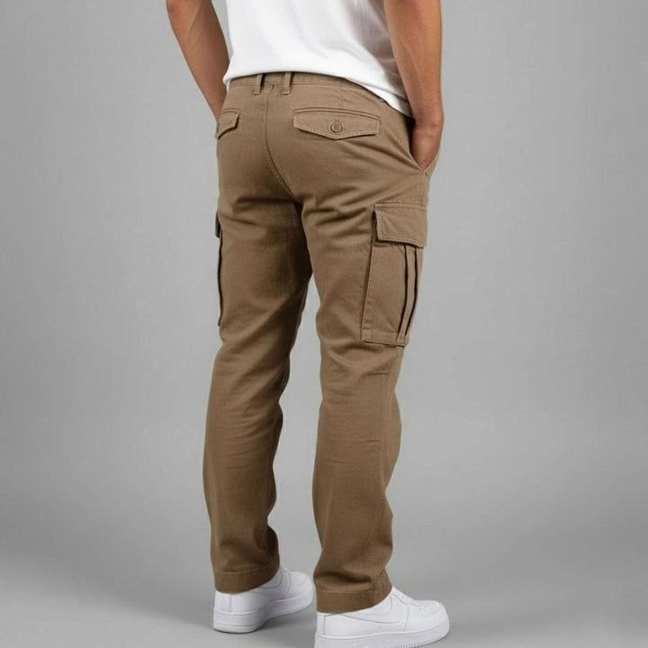 Leo | Men's Relaxed-Fit Multi-Pocket Cargo Pants Streetwear