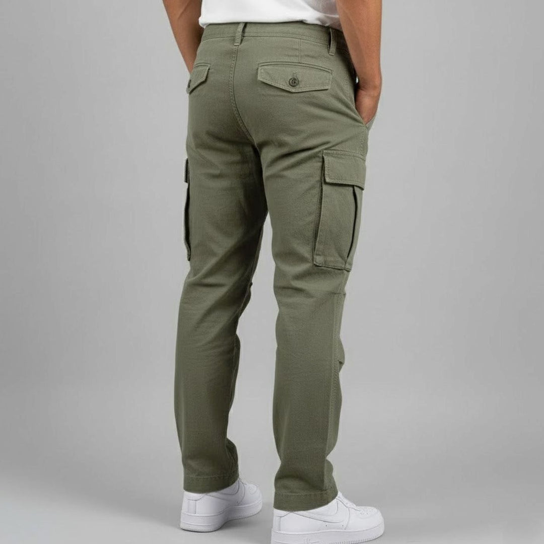 Leo | Men's Relaxed-Fit Multi-Pocket Cargo Pants Streetwear