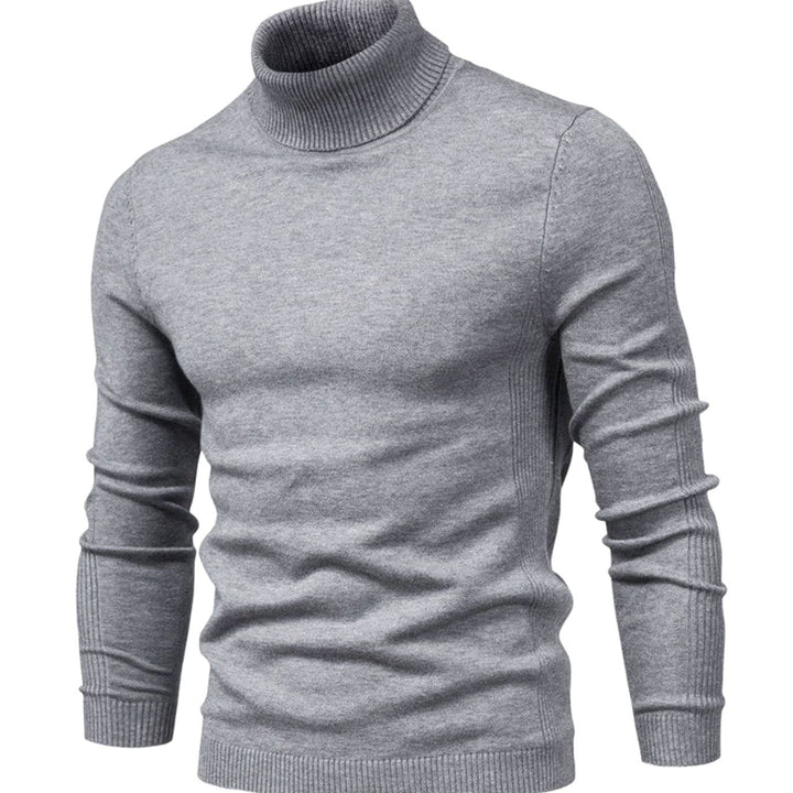 Logan | Men's Slim-Fit Turtleneck Knit Sweater Casual Pullover