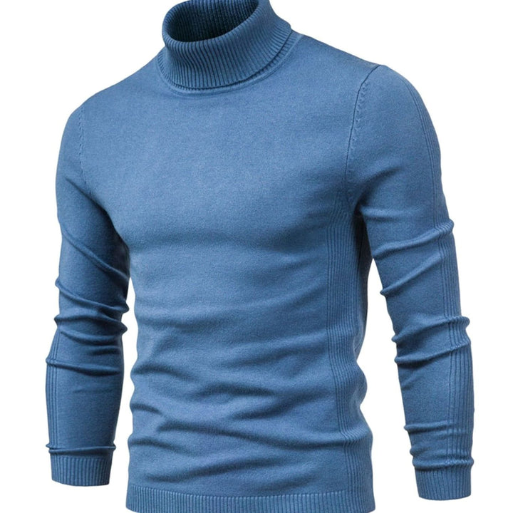 Logan | Men's Slim-Fit Turtleneck Knit Sweater Casual Pullover