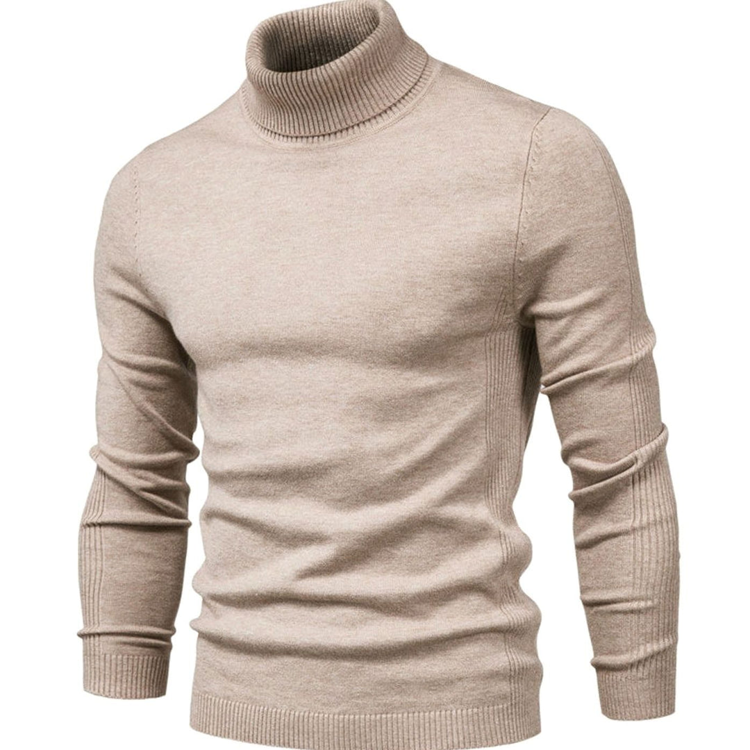 Logan | Men's Slim-Fit Turtleneck Knit Sweater Casual Pullover