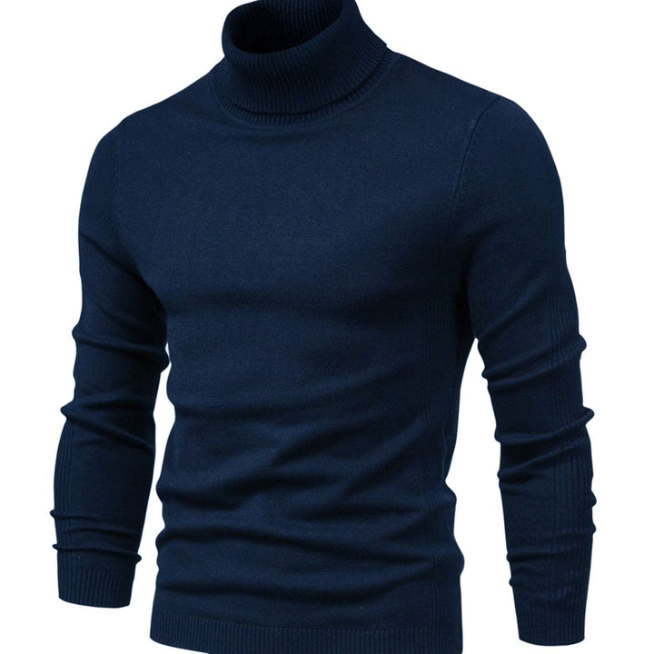 Logan | Men's Slim-Fit Turtleneck Knit Sweater Casual Pullover