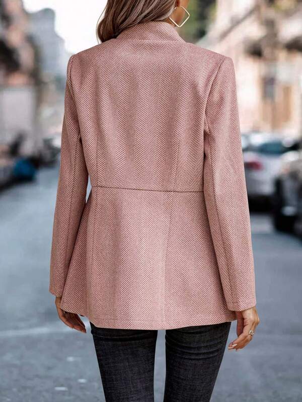 Amber Modern Plain Long-Sleeved Blazer