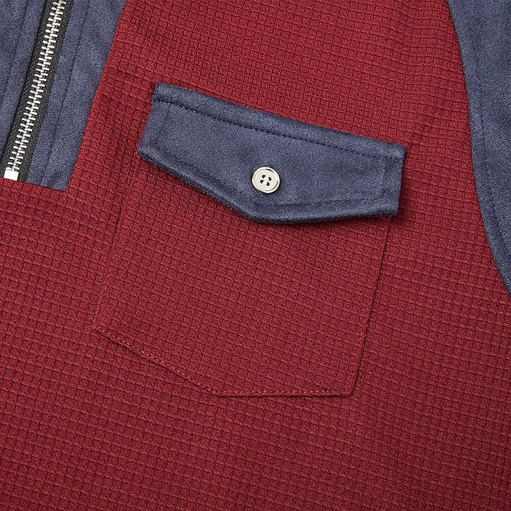 Corbin | Quarter-Zip Textured Pullover