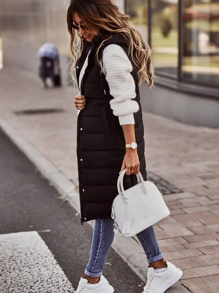 Keira | Stylish Hooded Puffer Vest