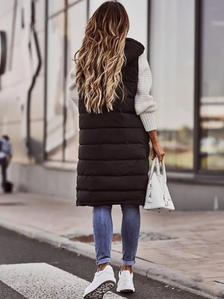 Keira | Stylish Hooded Puffer Vest