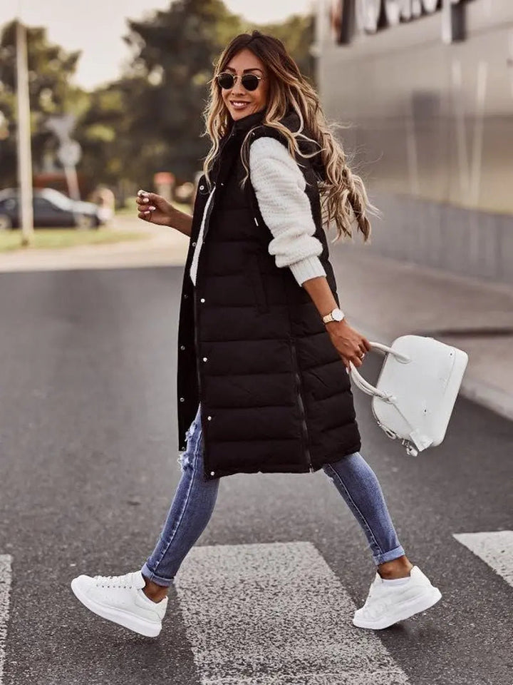 Keira | Stylish Hooded Puffer Vest
