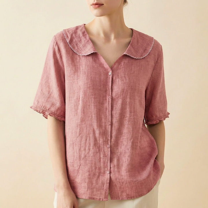 Clara -Linen Blouse