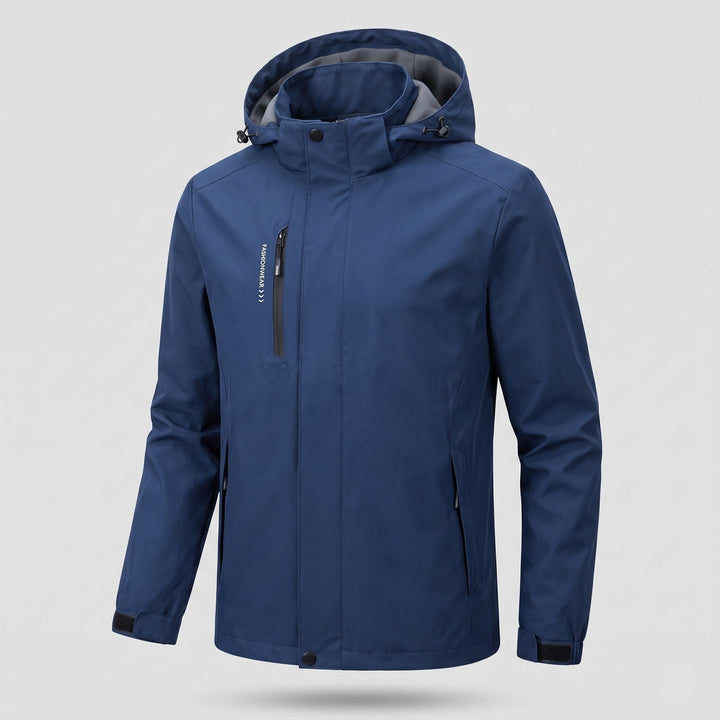 Men's lightweight outdoor jacket with adjustable hood Hudson & Parker