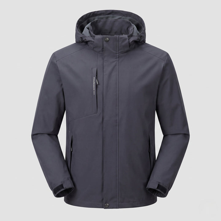 Men's lightweight outdoor jacket with adjustable hood Hudson & Parker