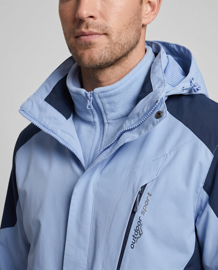 Men's Multifunctional Rain Jacket Hudson & Parker