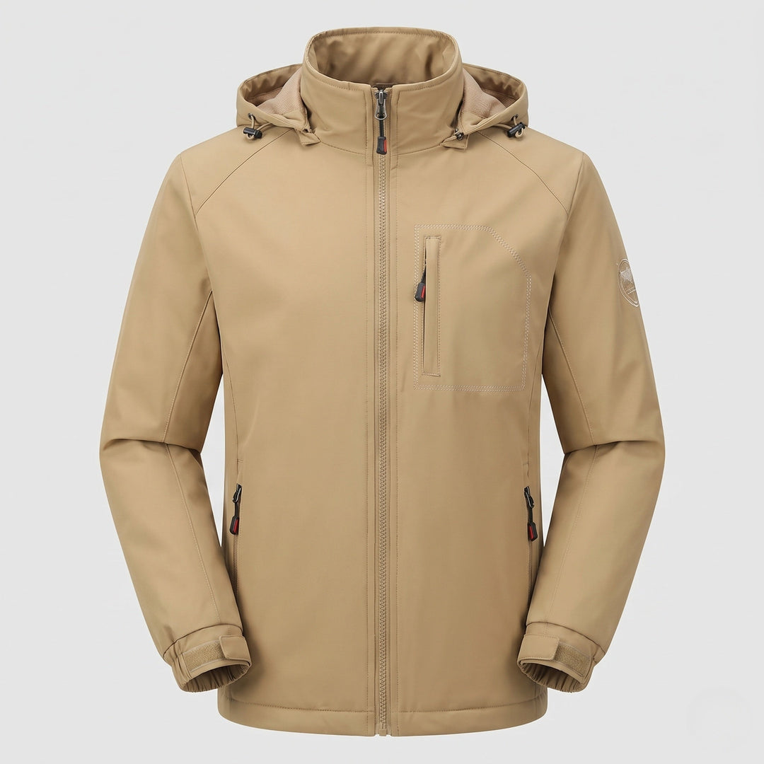 Men's Sporty Outdoor Jacket with Hood Hudson & Parker