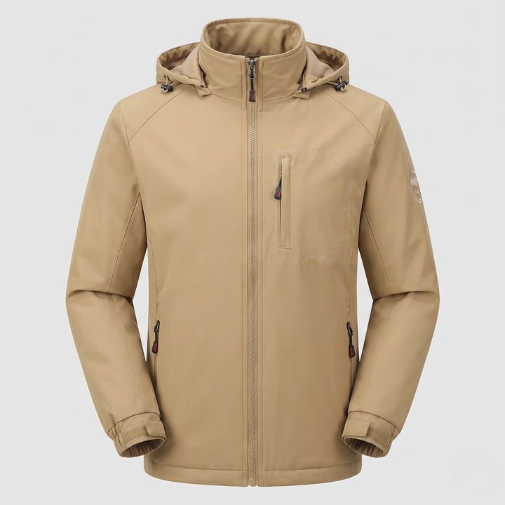 Men's Sporty Outdoor Jacket with Hood Hudson & Parker