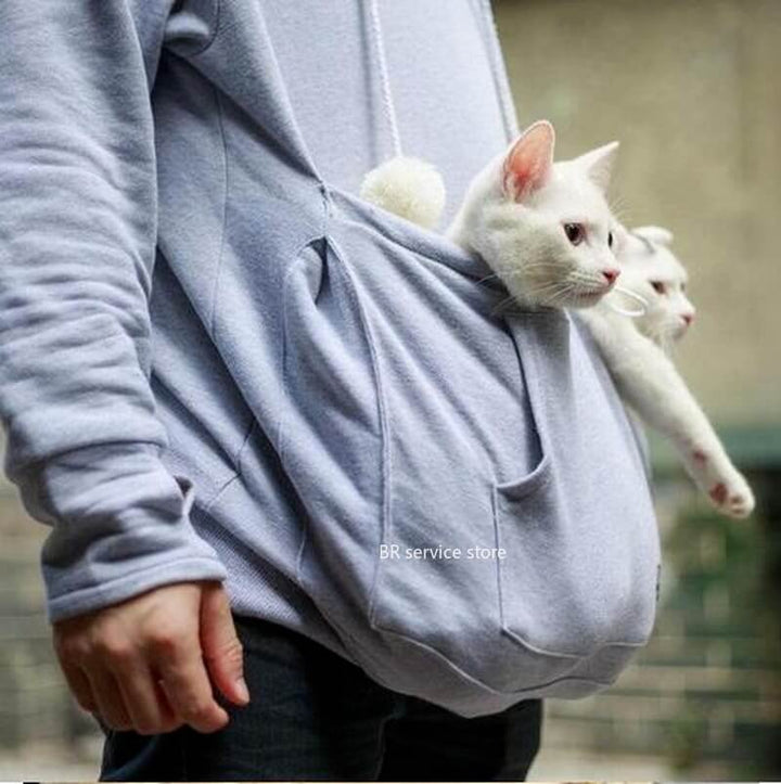 Hudson & Parker | Practical Women's Hooded Sweatshirt with Pouch Pocket for Pets