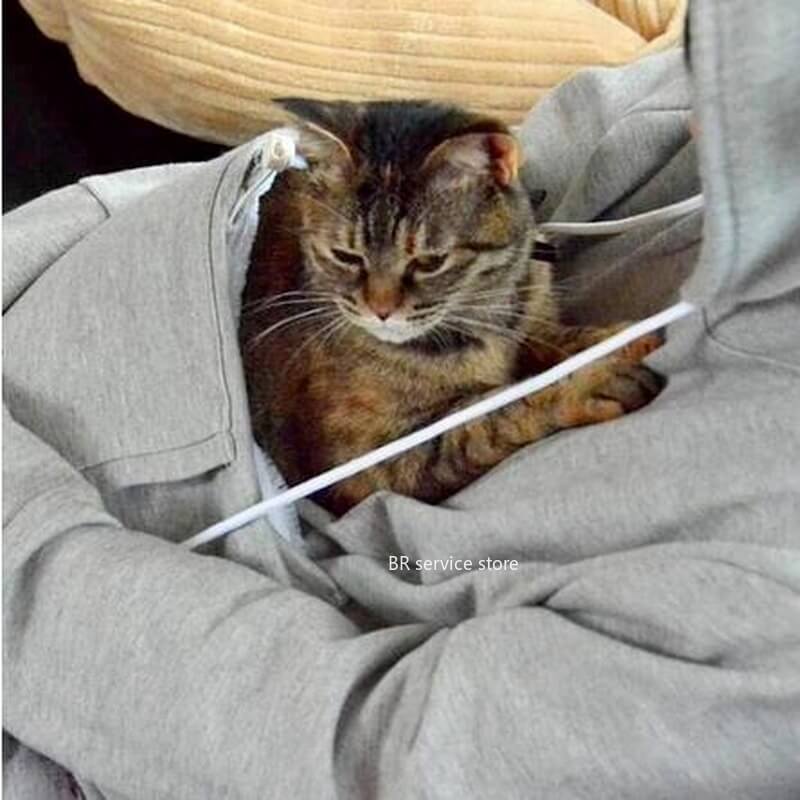 Hudson & Parker | Practical Women's Hooded Sweatshirt with Pouch Pocket for Pets
