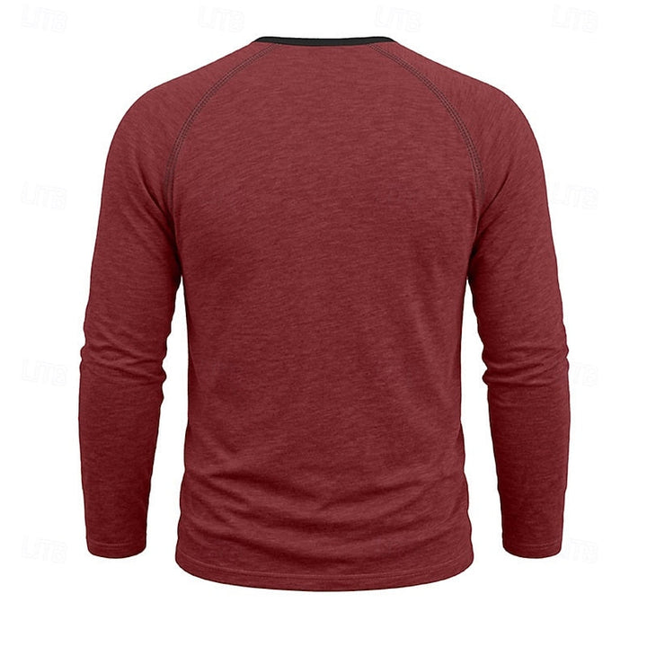 Owen | Classic Button Henley Shirt