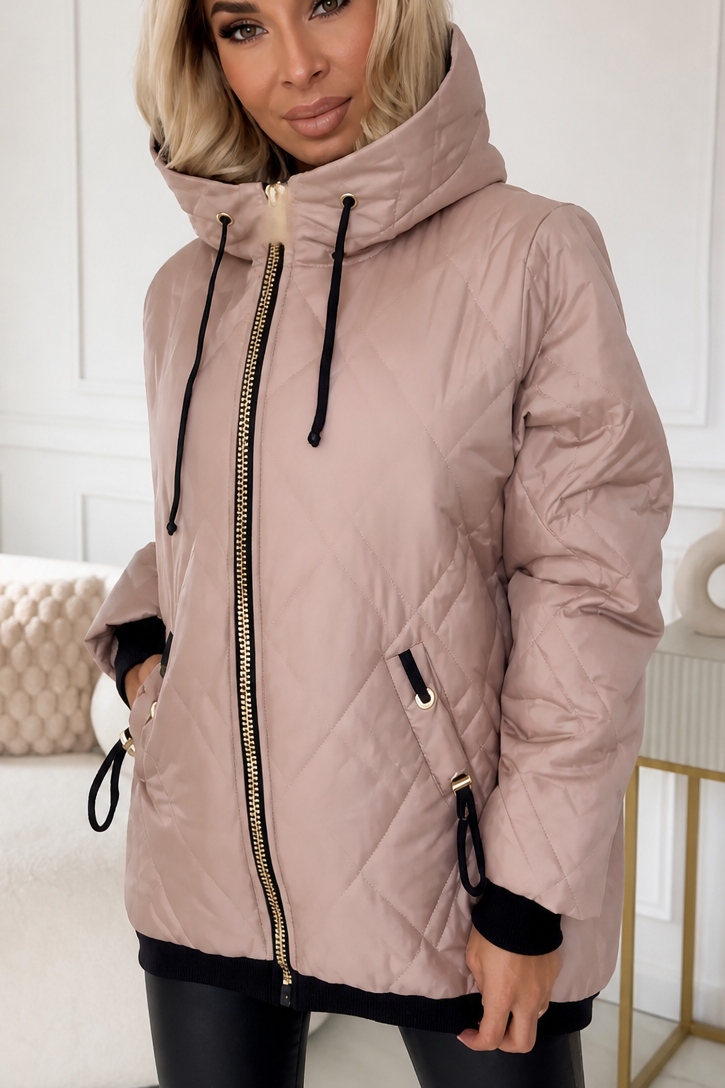 Hudson & Parker - Quilted Hooded Zip-Front Jacket